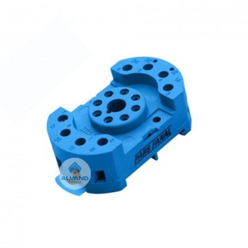 سوکت رله شیشه ای 8 پایه پارس فانال